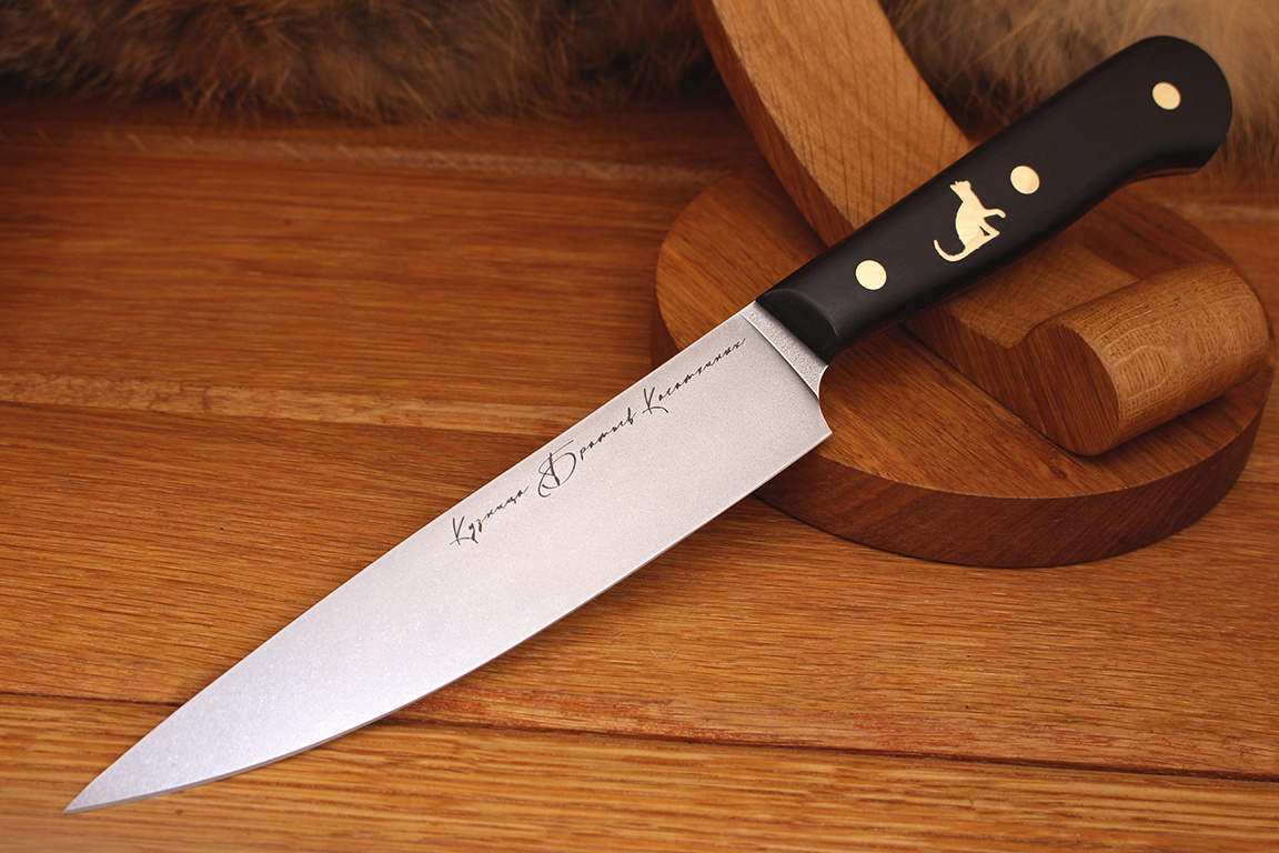 Нож кухонный серии "Classic" 170мм, Bohler N690, рукоять граб.